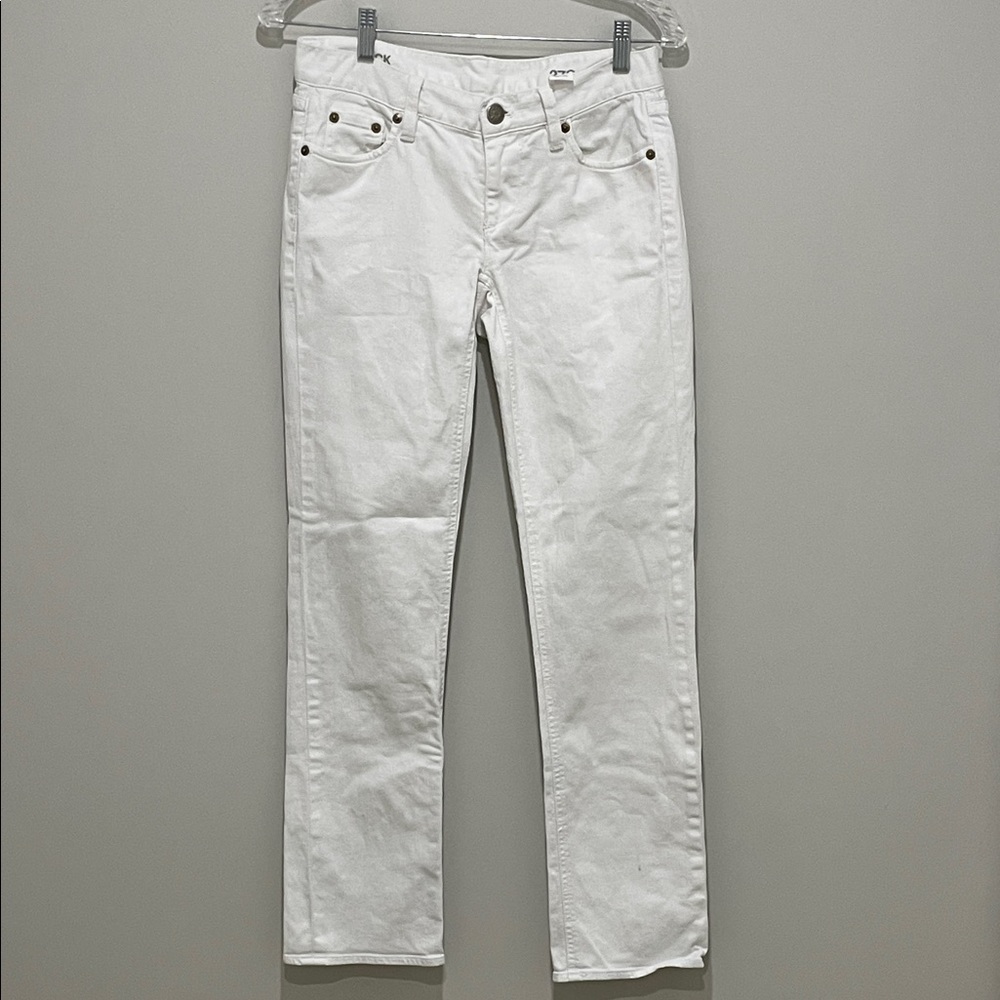 J. Crew White Matchstick Jeans